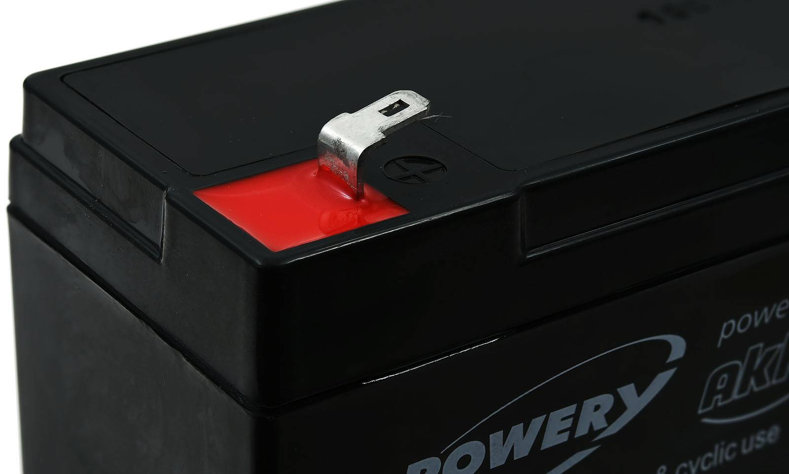 Powery Blei-Gel Akku 6V 12Ah, 6V, Lead-Acid-2