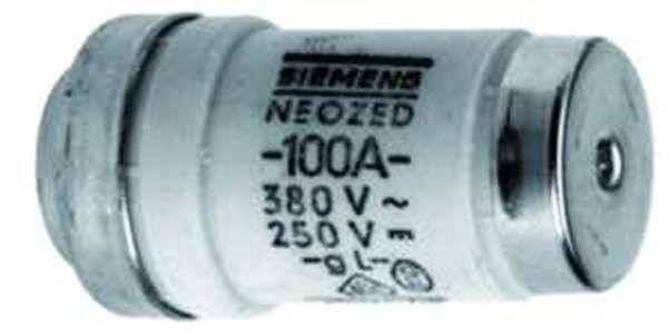 Siemens NEOZED-Sicherungseinsatz, D03, 100 A, gG, Un AC: 400 V, Un DC: 250 V 5SE2300