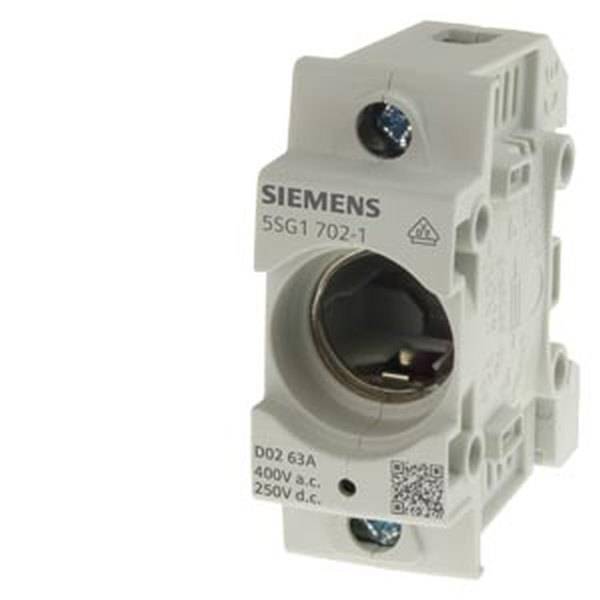 Siemens Dig.Industr. Sicherungssockel 1-polig,16A 5SG1302-1-0