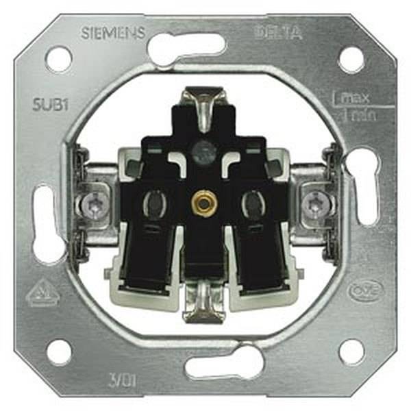 DELTA SCHUKO Einsatz 2,5mm², ohne Krallen 10/16A 250V