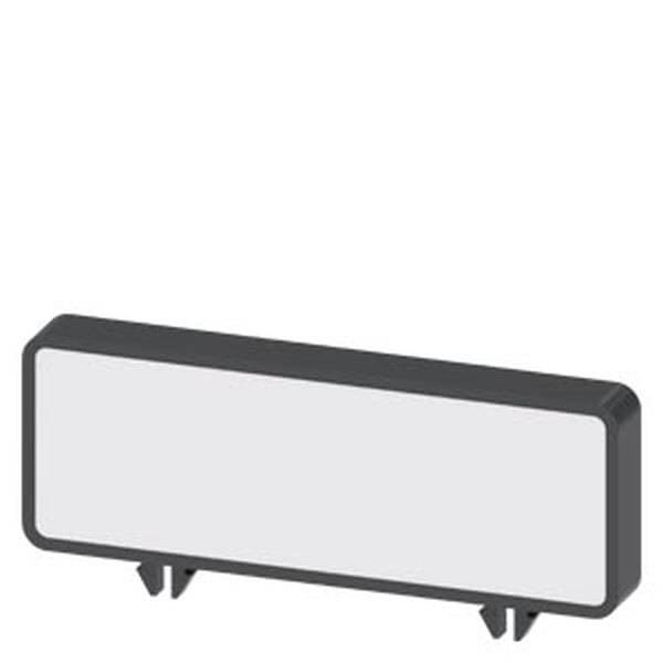 Zusatzschild ohne Beschriftung fuer Lasttrennschalter 3LD3