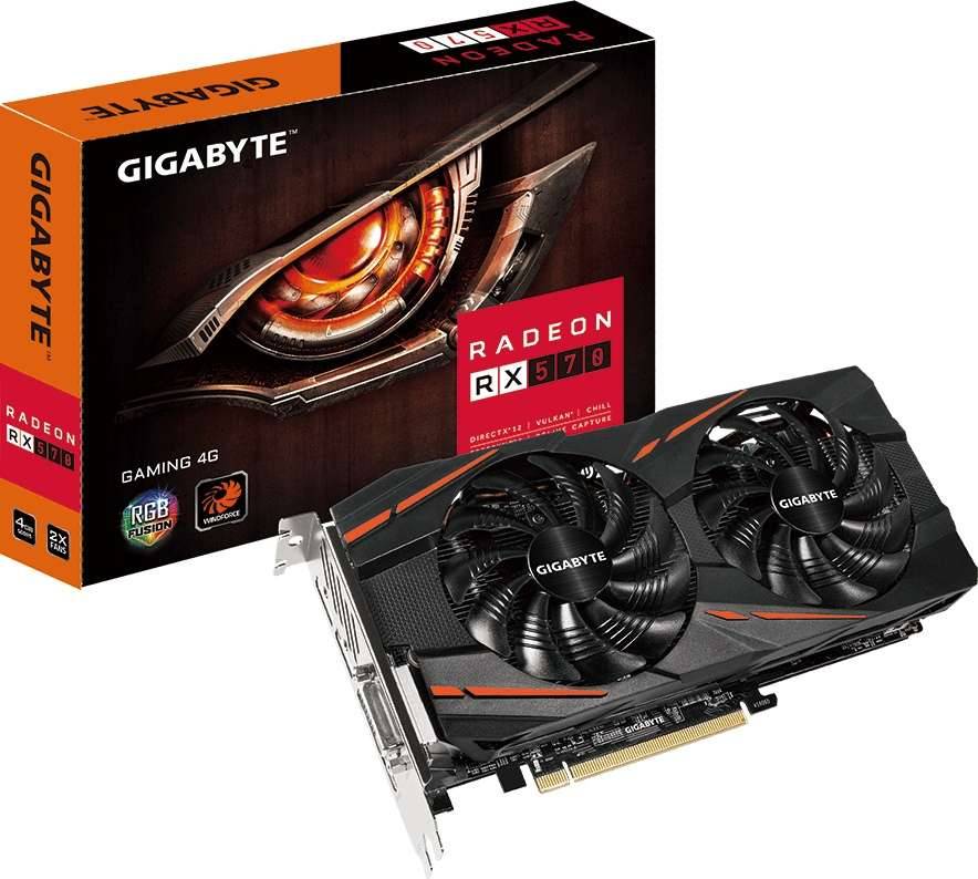 VGA Gigabyte Radeon RX570 Gaming 4G-0
