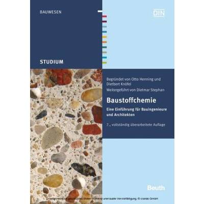 Baustoffchemie | Beuth | Otto Henning; Dietbert Knöfel; Dietmar Stephan