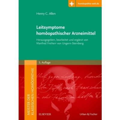;Meister der klassischen Homöopathie. Leitsymptome homöopathischer Arzneimittel | Urban & Fischer in Elsevier