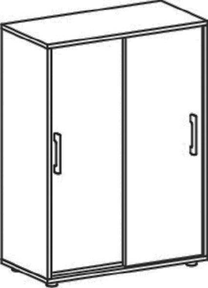Schiebetürenschrank Flex S-383502-BB 3OH 800x425x1182mm buche-0
