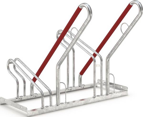 Fahrradständerreihenanlage 2502 XBF 1-s.90Grad verz.Anz.Radstände 2 z.Schr.WSM