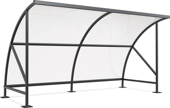 wsm® Überdachung SWING im Rundbogen-Design, Breite 4.080 mm-0