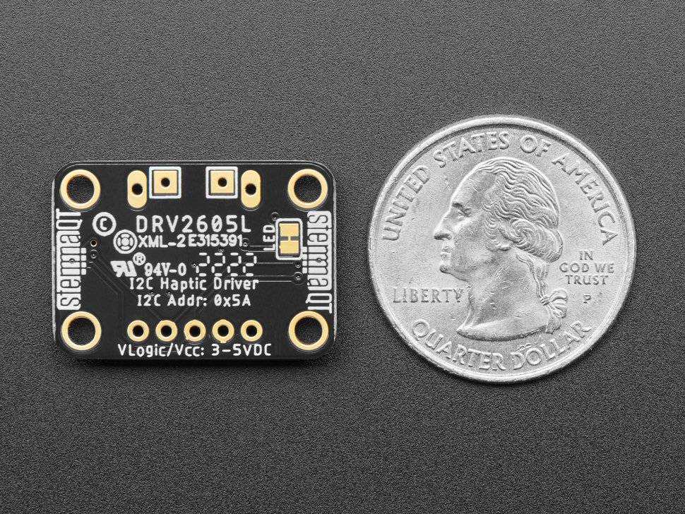 Adafruit DRV2605L Haptic Motor Controller STEMMA QT Qwiic 2305-4