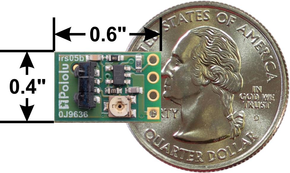 Pololu 38 kHz IR Proximity Sensor, Fixed Gain, High Brightness-2