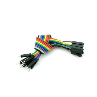 Jumper Wire 10x1Pin Female to Male 20cm Compatible with Breadboard