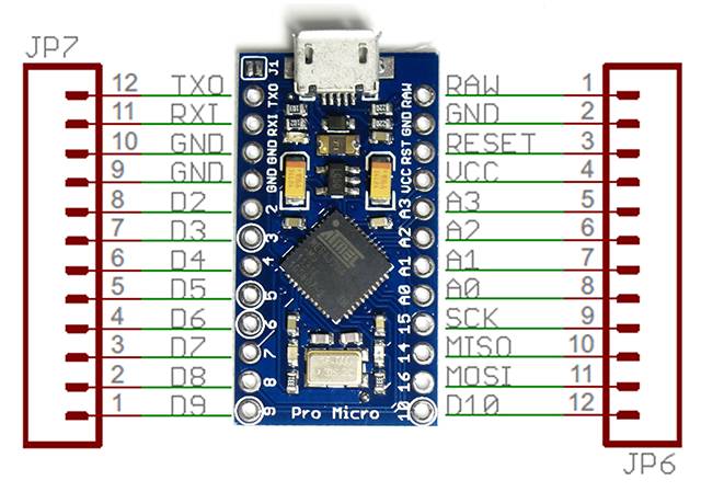 5V 16MHz ATmega32U4 Board Compatible with Arduino Pro Micro-4