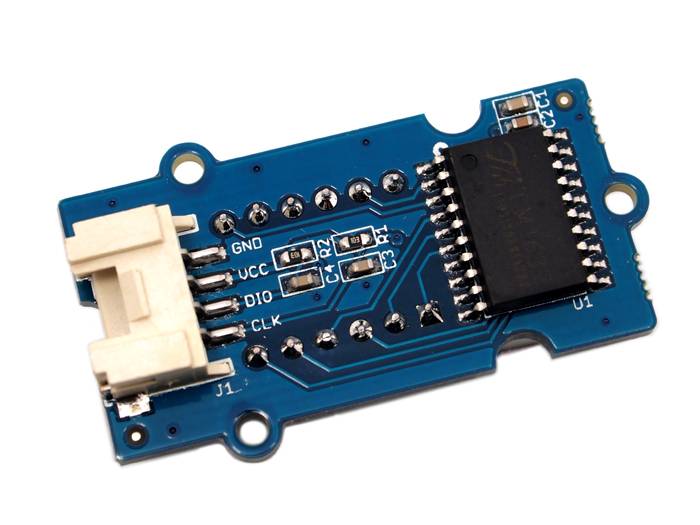 Seeed Studio Grove - 4-Digit LED Display TM1637 red alpha-numeric Arduino compat-1