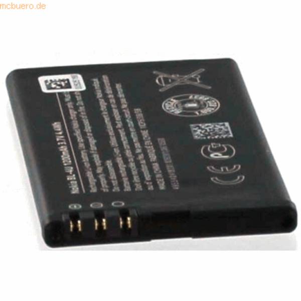 Akku für Nokia Asha 301 neue Version Li-Ion 3,7 Volt 1000 mAh schwarz