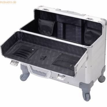 Pilotenkoffer Pandora 470x360x250mm Aluminium silber-1