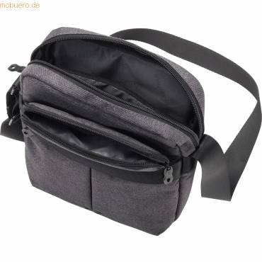 Umhängetasche Epsilon 210x290x50mm Polyester grau-1