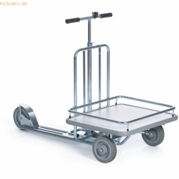 Betriebsroller Premium Modell 86 mit lastschutzgitter silber