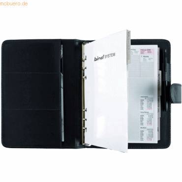Systemplaner Standard A5 Kunstleder ohne Kalendarium schwarz-0