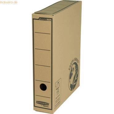 Archivschachtel Bankers Box A4 Earth Premium 318x67x250 mm braun