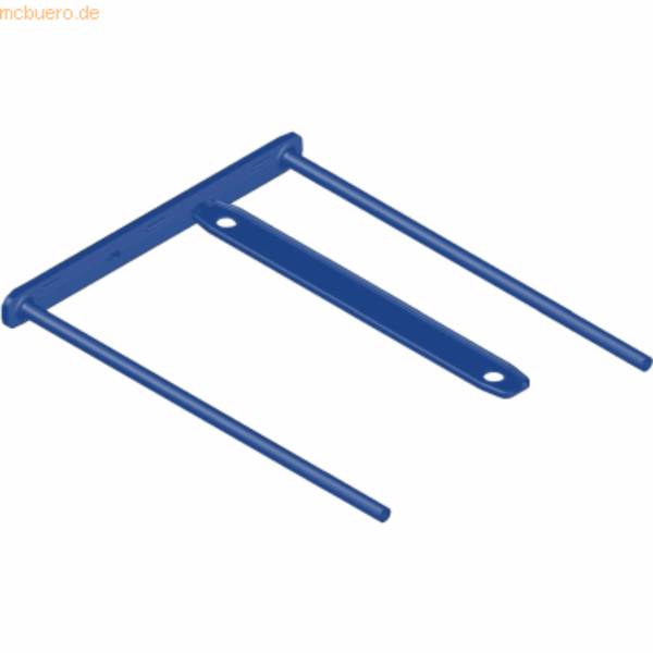 Archivclip BBD- Clip kunststoffbeschichtetes Metall blau VE=100 Stück