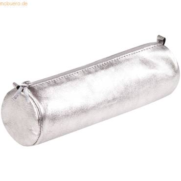 Clairefontaine Schlamper-Rolle CUIRISÉ, Leder, silber-0