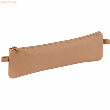 Clairefontaine Schlamper-Etui, flach, Naturleder-0