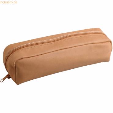 Clairefontaine Schlamper-Etui, rechteckig, Naturleder-0