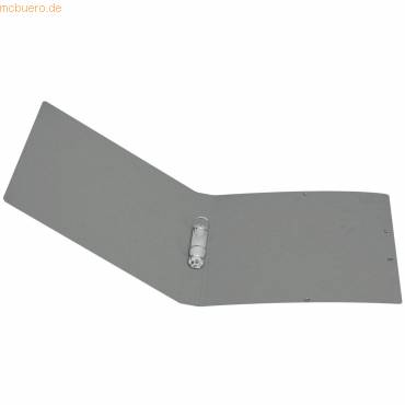 Ringhefter A4 Karton 2 Ringe grau-1