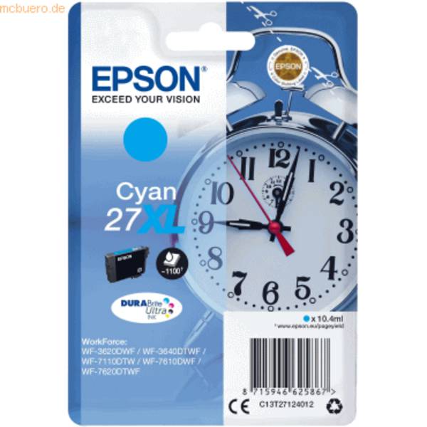Tintenpatrone Epson T2712 cyan