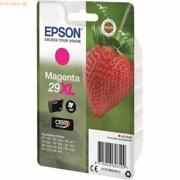 Epson 29XL - 6.4 ml - XL - Magenta - original - Blister mit RF- / akustischem Alarmsignal-1