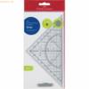FABER-CASTELL Geometriedreieck GRIP groß, mit Griff