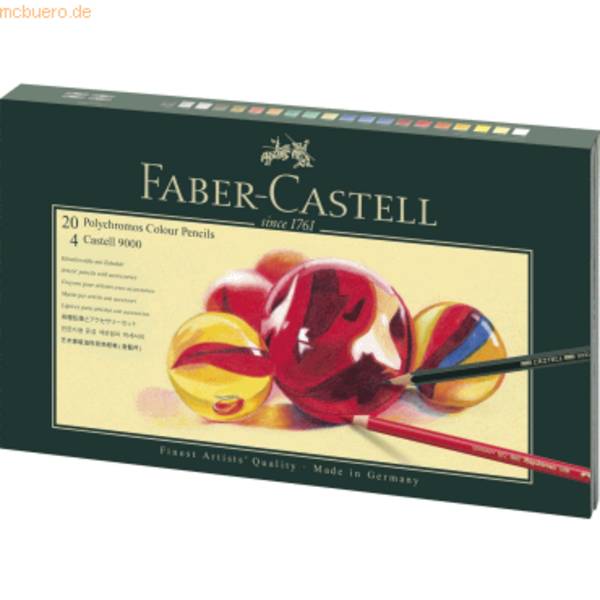 Künstlerfarbstift Polychromos Geschenketui Mixed Media VE=20 + 4 Stück