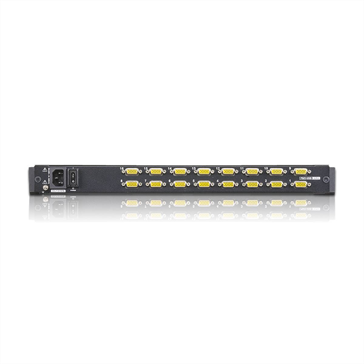 ATEN CL1316N KVM-Switch, 48cm TFT, VGA, PS/2-USB, 16 Port, DE-Layout-1