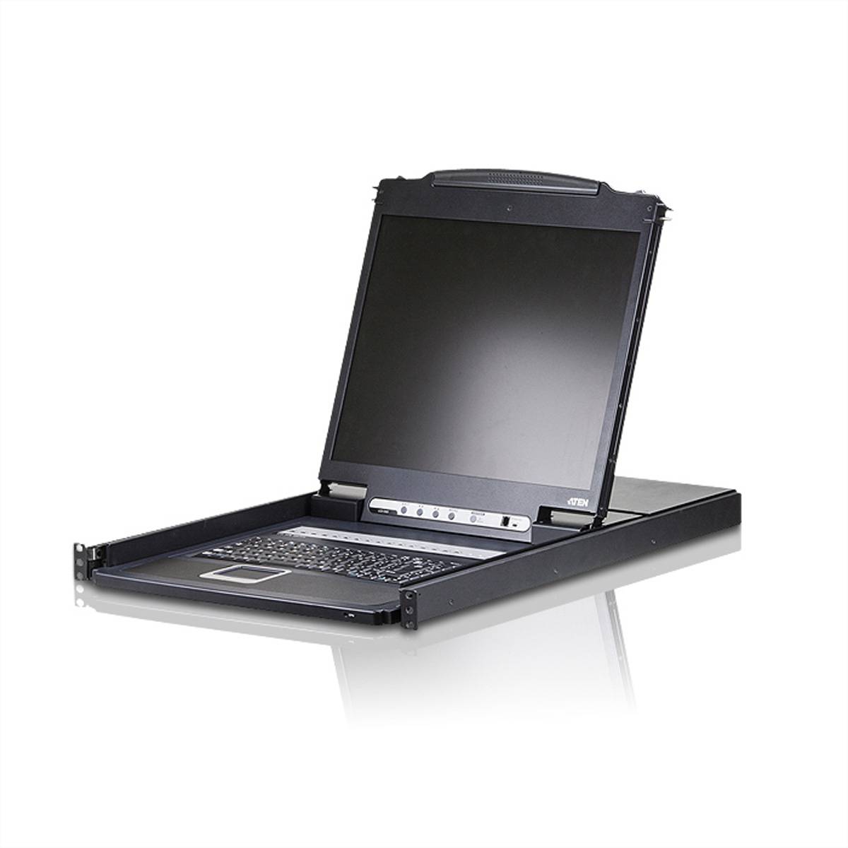 ATEN CL1316N KVM-Switch, 48cm TFT, VGA, PS/2-USB, 16 Port, DE-Layout-2