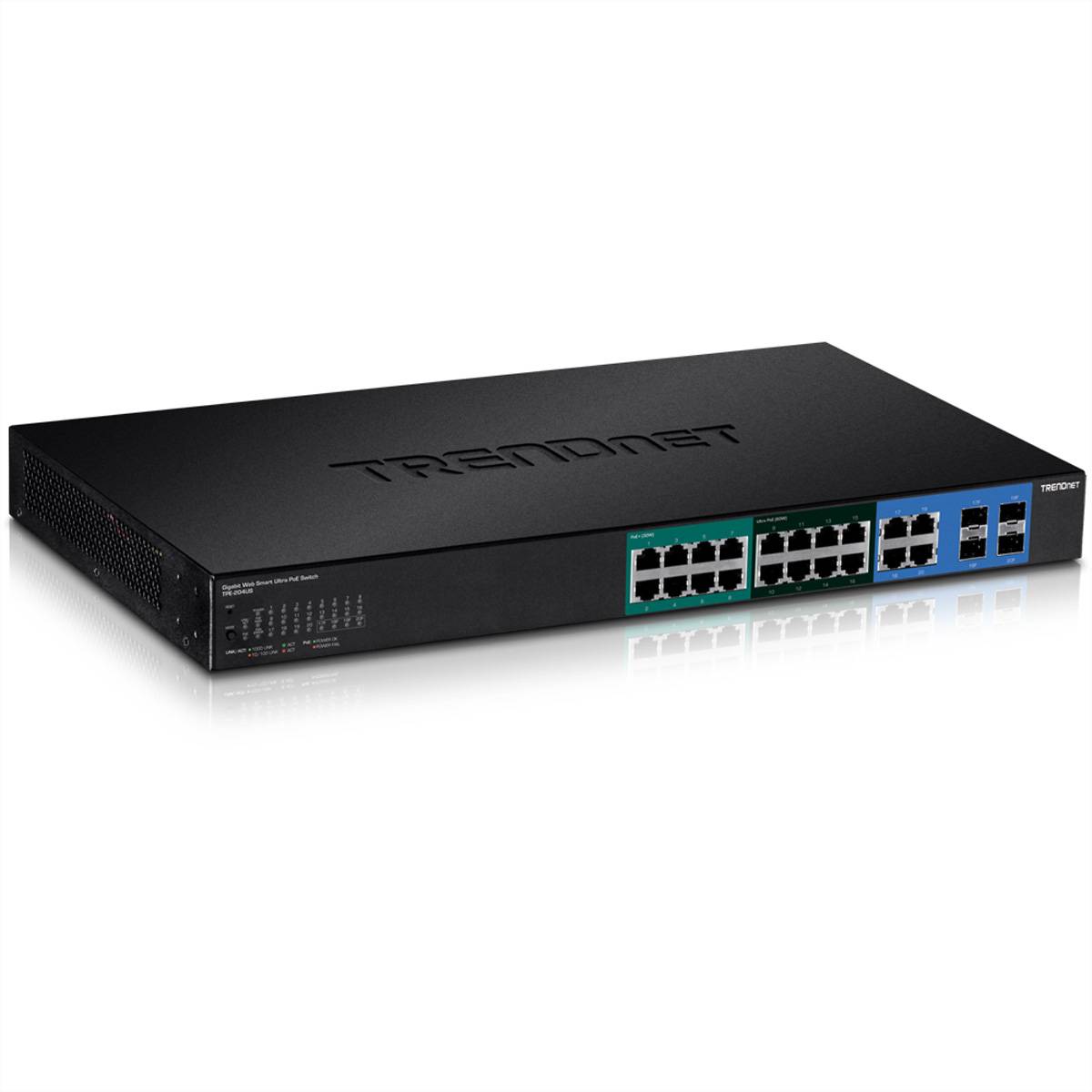 TRENDnet TPE-204US 20-Port Gigabit Web Smart Ultra PoE Switch-0
