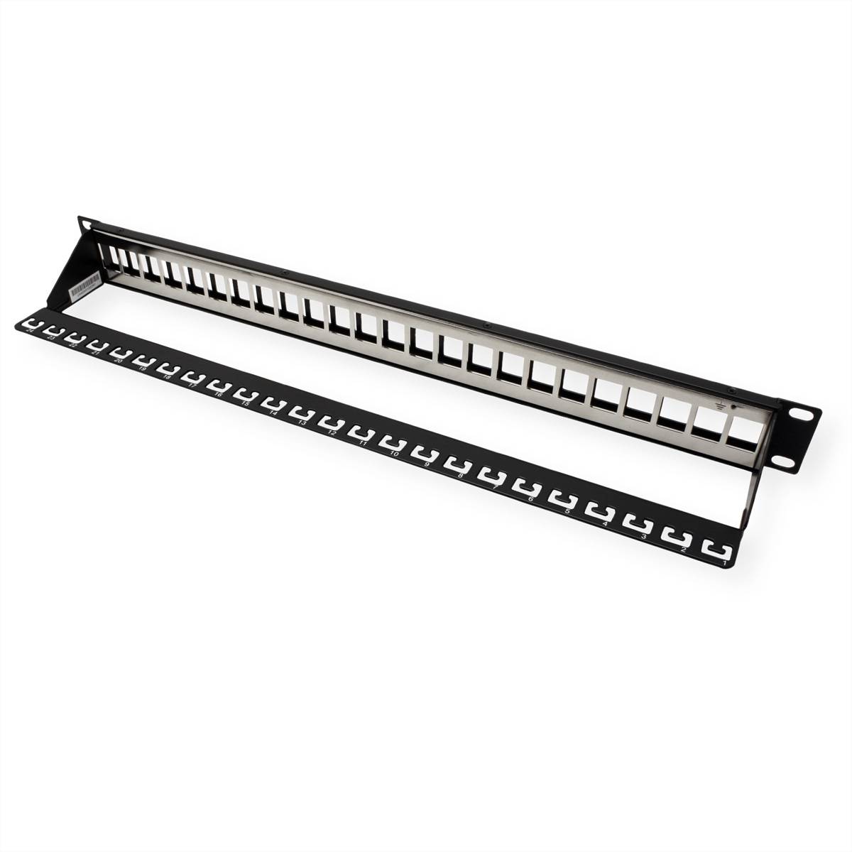 TRENDnet TC-KP24S Patch Panel, 24-Port Blank Keystone Shielded 1U-3