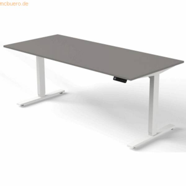 Sitz-/Stehtisch Move 3 elektr. höhenverstellbar BxT 180x80cm grafit