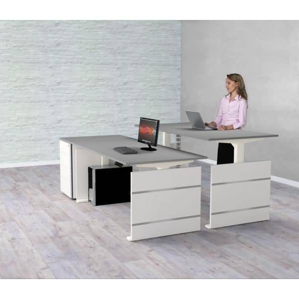 Sitz-/Stehtisch Move 3 elektr. höhenverstellbar BxT 180x80cm grafit-1