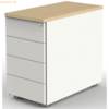 Standcontainer M-ove H720-760xB430xT800mm Ahorndekor m.4 Schubl.KERKMANN