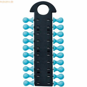 Pinwand/Markierungsnadel-Magazin 8x14mm inkl. 20 Pins hellblau-0