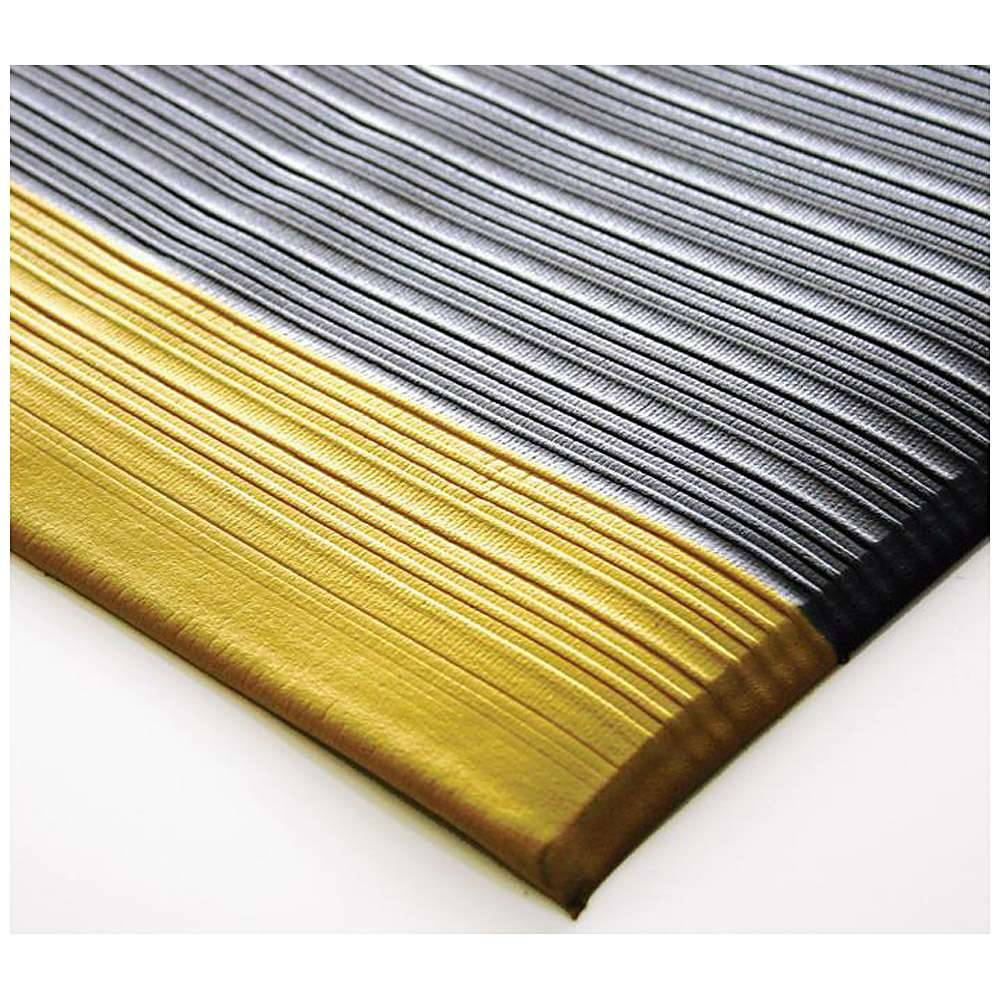 Anti-Ermüdungsmatte Orthomat Ribbed B120 cm x lfd.M grau/gelb - Artikel: 7830621584-0