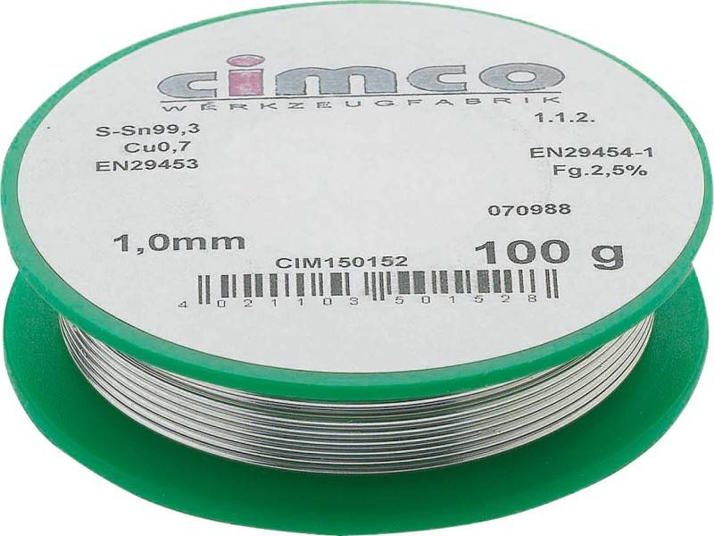 CIM 150152 Elektoniklot Bleifrei 1,0mm 100g