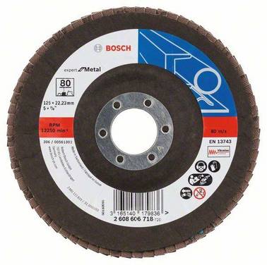 10 Stk. Bosch Power Tools Fächerschleifscheibe 2