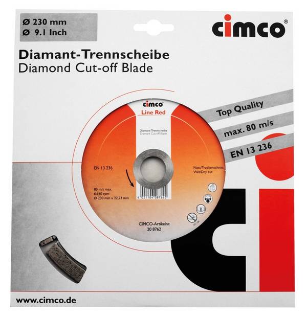 Cimco Werkzeuge Diamanttrennscheibe 208762