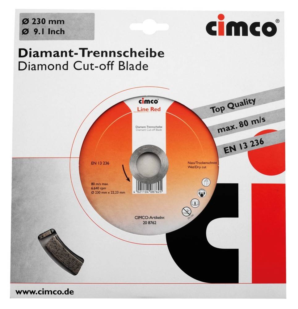 Cimco Werkzeuge Diamanttrennscheibe 208762-0