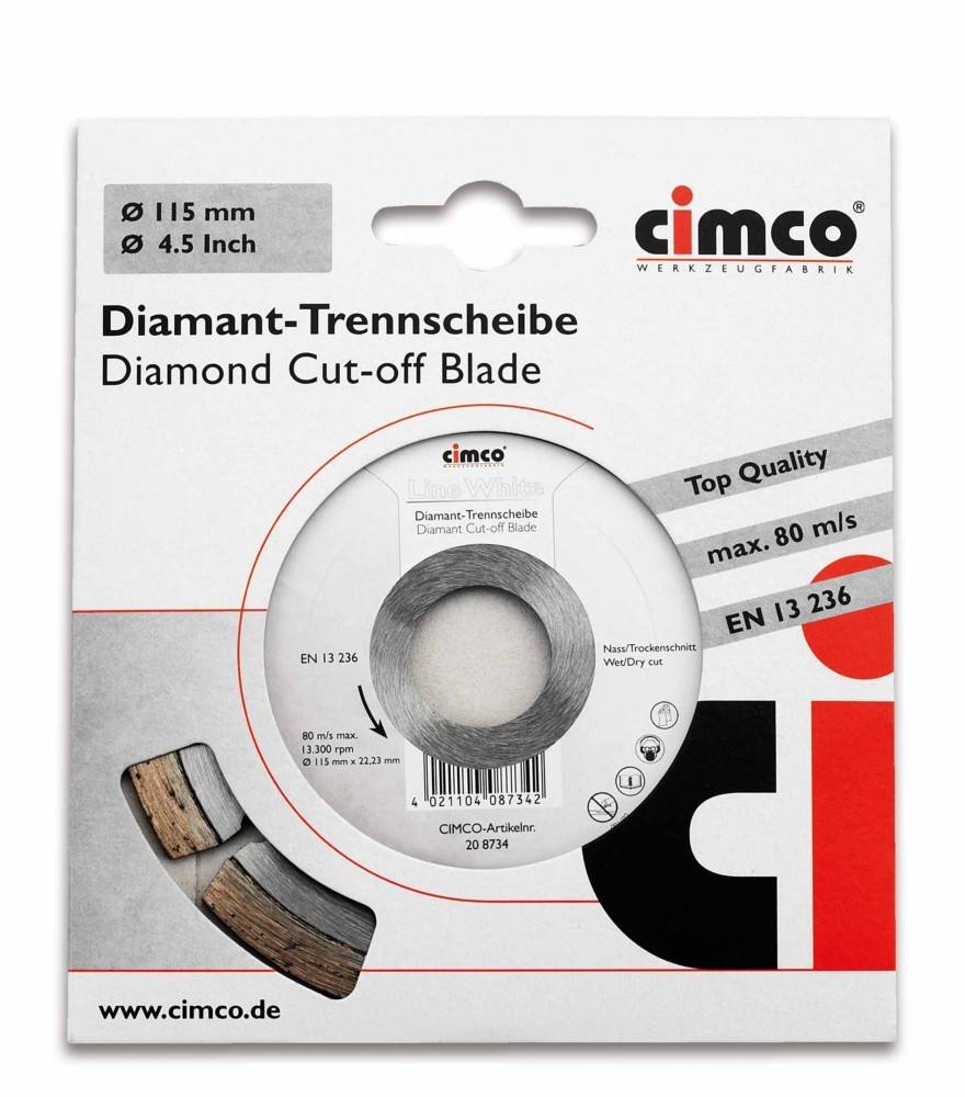 Cimco Werkzeuge Diamanttrennscheibe 208738-1
