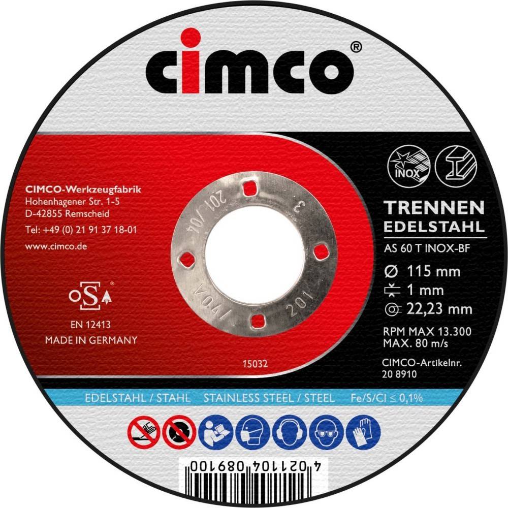 Cimco Werkzeuge Korund-Trennscheibe 208914-0