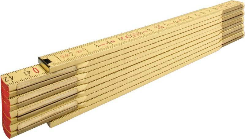 10 Stk. Stabila Holz-Gliedermaßstab 607, ge-0