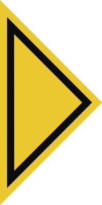 Schild Richtungspfeil für Gashaupthahn, Alu, 200 mm-0