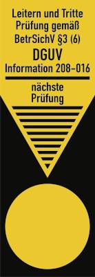 Leiter-Grundplakette gemäß DGUV, Folie, 45x130 mm-0