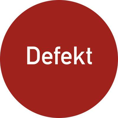 Defekt, Folie, wiederablösbar, Ø 35 mm, 500 Stück/Rolle-0